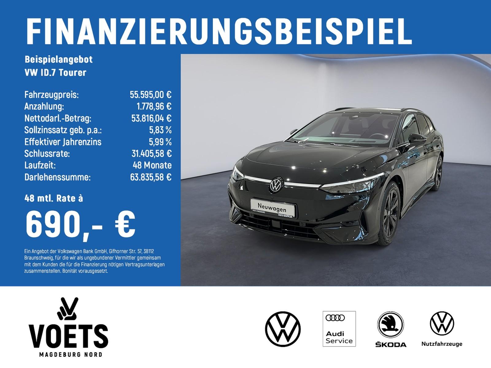 Volkswagen ID.7 Tourer Pro S LED+NAVI+BLACK STYLE+IQ DRIVE+