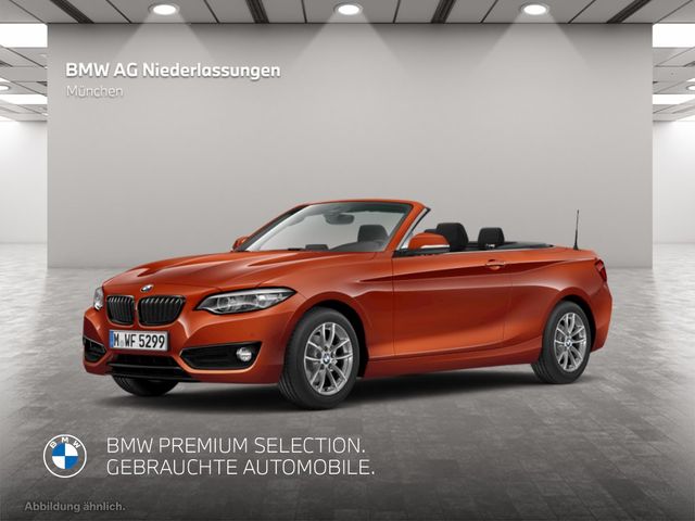 BMW 218i Cabrio Sport Line Navi AHK Harman/K PDC