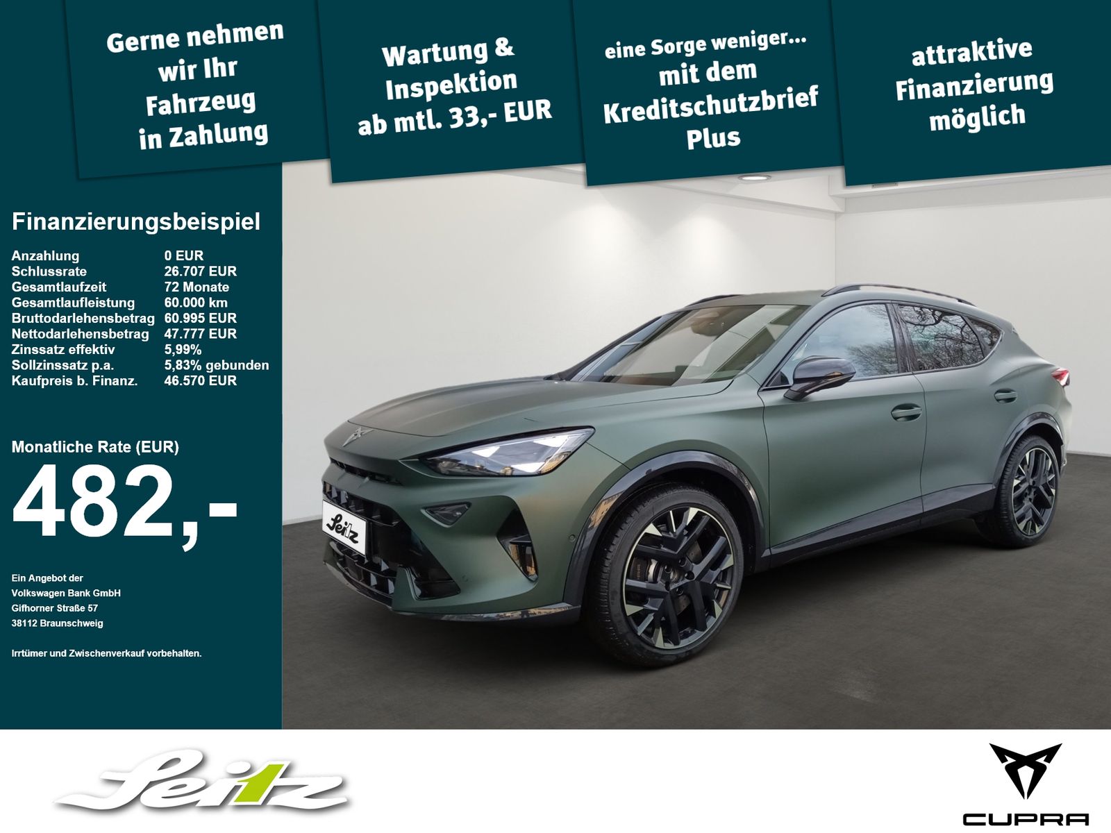 Cupra Formentor VZ 2.0 TSI VZ Tribe Edition 4Drive Nav