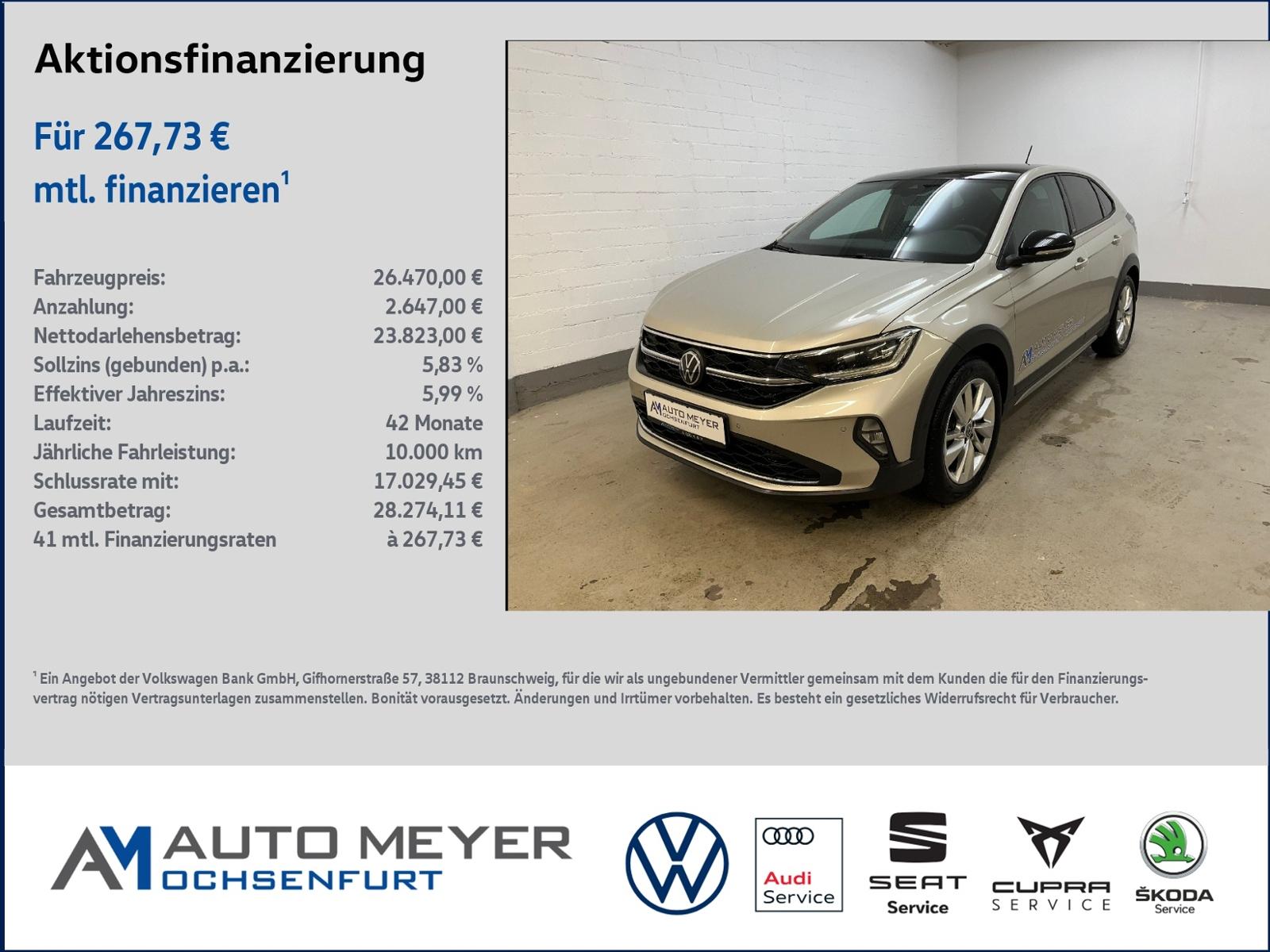 Volkswagen Taigo 1.5 TSI DSG MOVE AHK Panodach Navi beatsSo