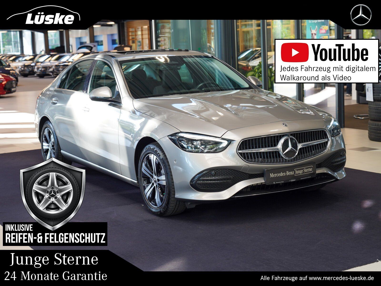 Mercedes-Benz C 200 AVANTGARDE mojave Schiebedach 360° CarPlay