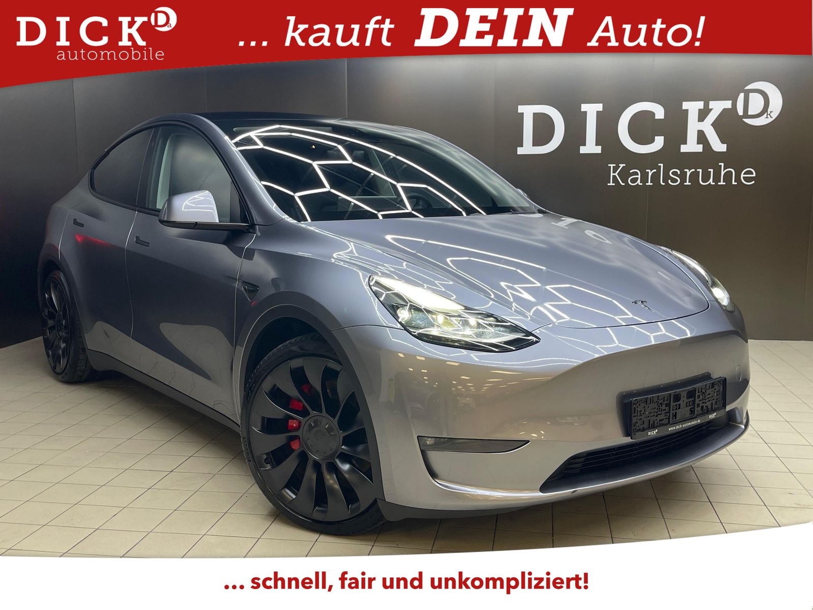 Fahrzeugabbildung Tesla Model Y Long Range Perform AWD+AHK+PANO+LED+ACC+
