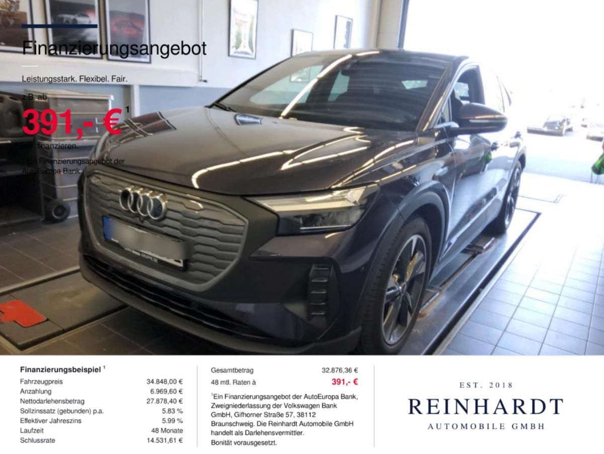 Audi Q4 E-TRON SPORTBACK 40 LED/ACC/360°/WÄRMEP./AHK