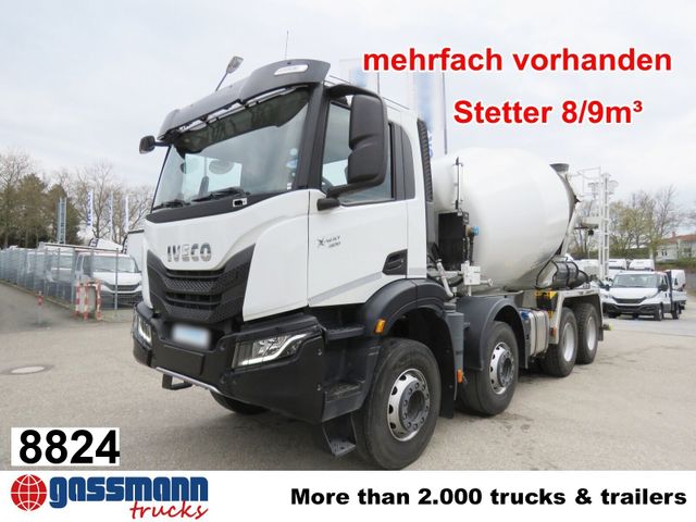 Iveco X-Way AD360X40BZ 8x4, Stetter 8/9m³