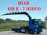 DAF XF 95.480 * HIAB 422 E-7 HIDUO + FUNK * TOP - DAF Xf 95