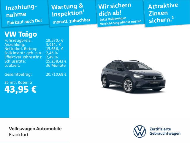 Volkswagen Taigo 1.0 TSI Goal NAV+LED+APP+ACC+FrontAssist