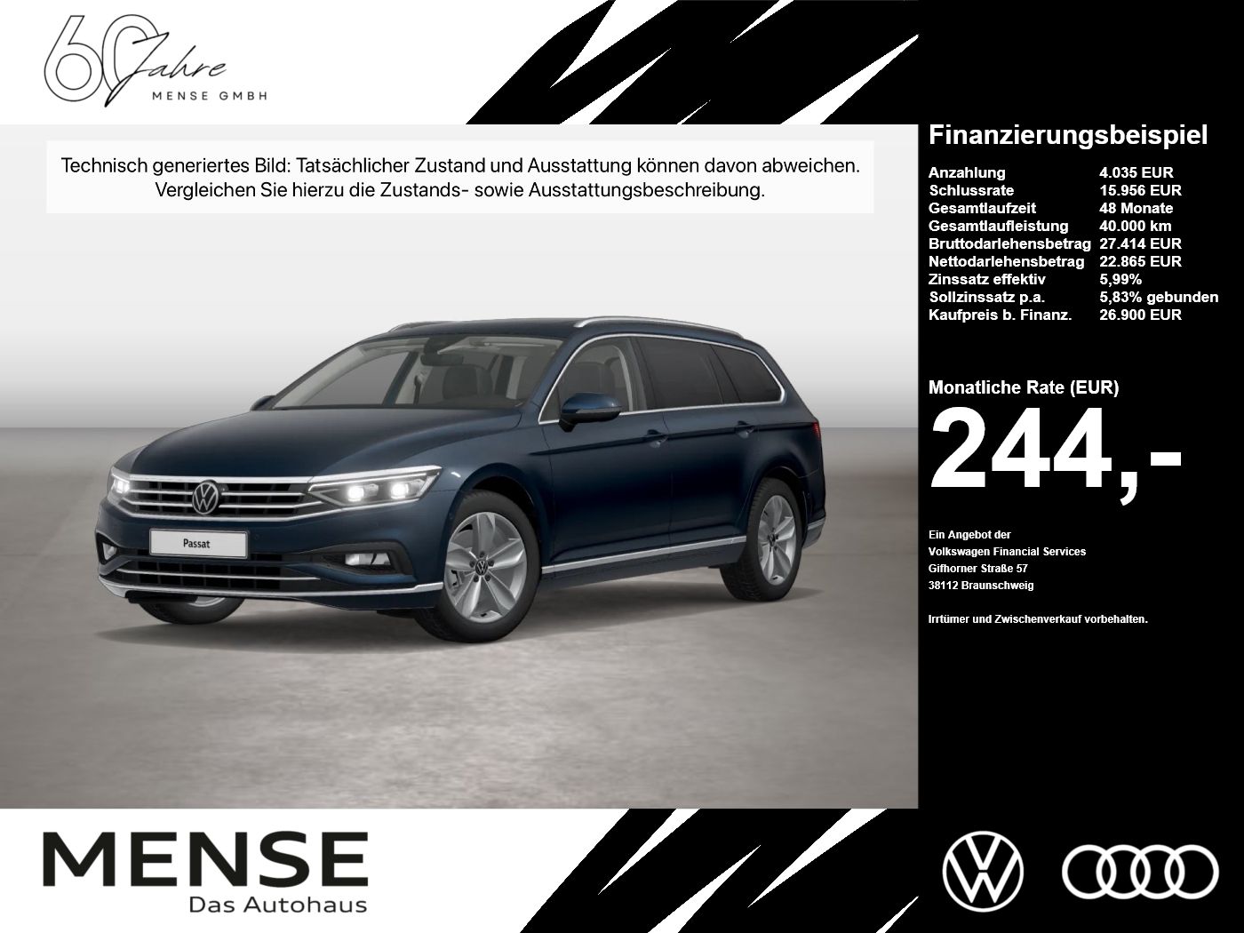 Volkswagen Passat Variant 2.0TDI DSG Elegance R-Line IQ.Lig