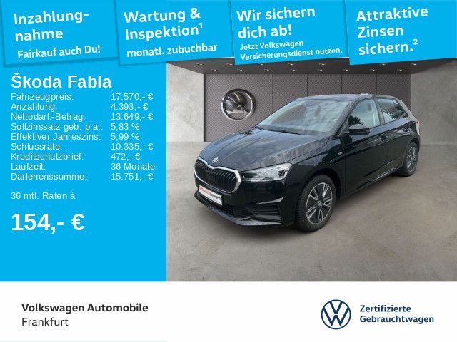 Skoda Fabia 1.0 MPI Ambition Navi DAB+ LED FABIA AMB M