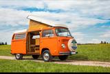 Volkswagen T2 Westfalia Camper - orange Wohnmobil oder -wagen