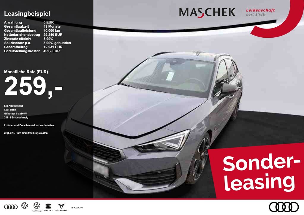 Cupra Leon ST VZ 2.0 TSI AHK Pano RearView ACC Navi
