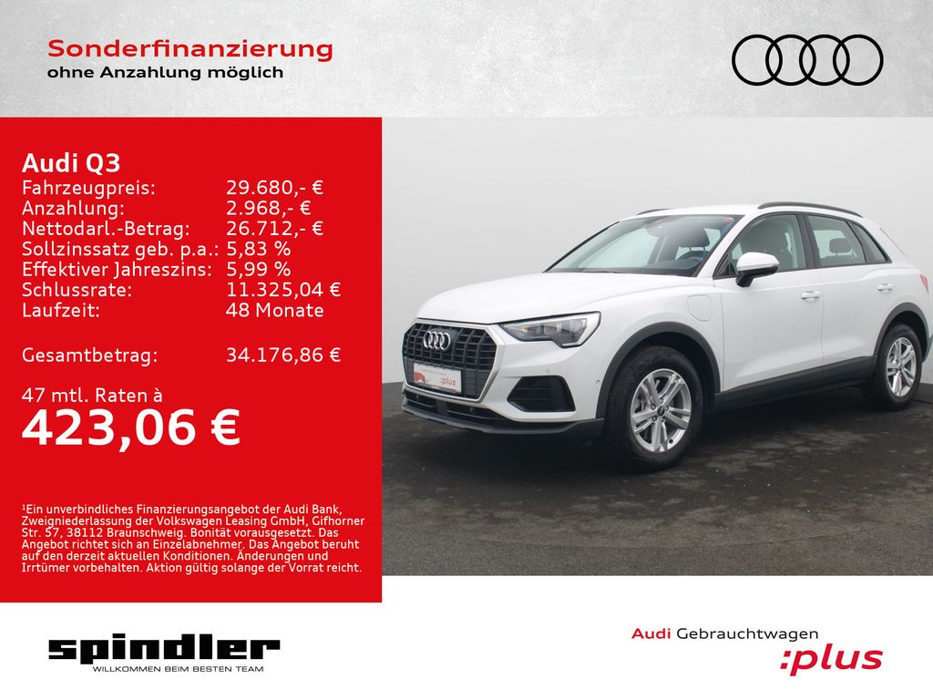 Q3 45TFSIe S-tronic/ ParkAssist, MMI-Navi+, 360°