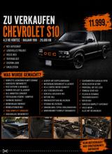 Chevrolet S10 Longbed 4,3 - Chevrolet Blazer Benziner Gebrauchtwagen