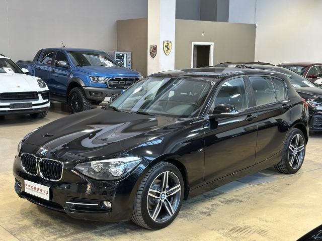 BMW 116 i 5p. Sport Automatica-Pelle nera-17"-1 