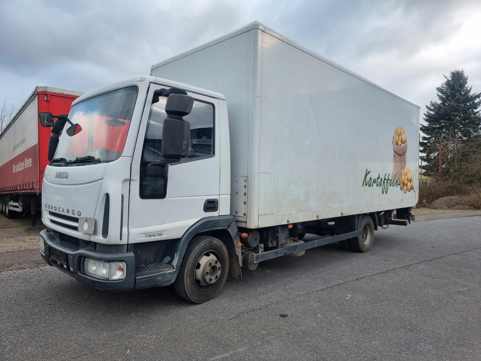 Iveco Eurocargo 75E16 /Koffer+LBW/Grüne Plaketteand