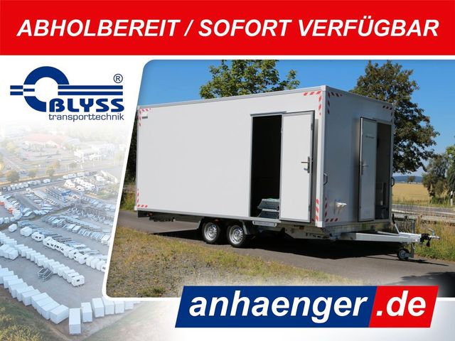 Blyss Bauwagen mit Toilette 520x230x230cm 2700kg zGG