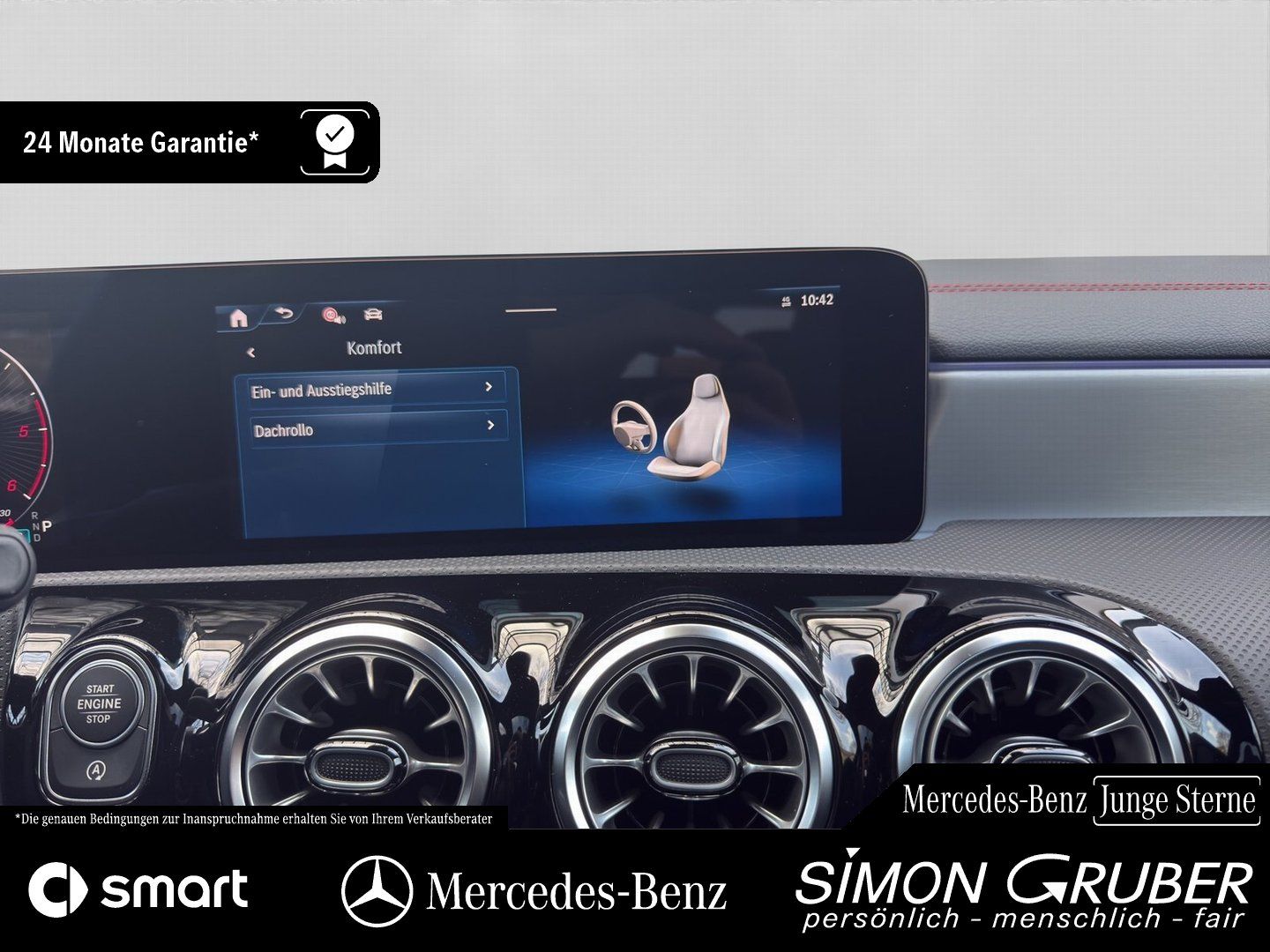 Fahrzeugabbildung Mercedes-Benz CLA 220 d AMG Night Pano Burm MBeam KeyGo 19Zoll