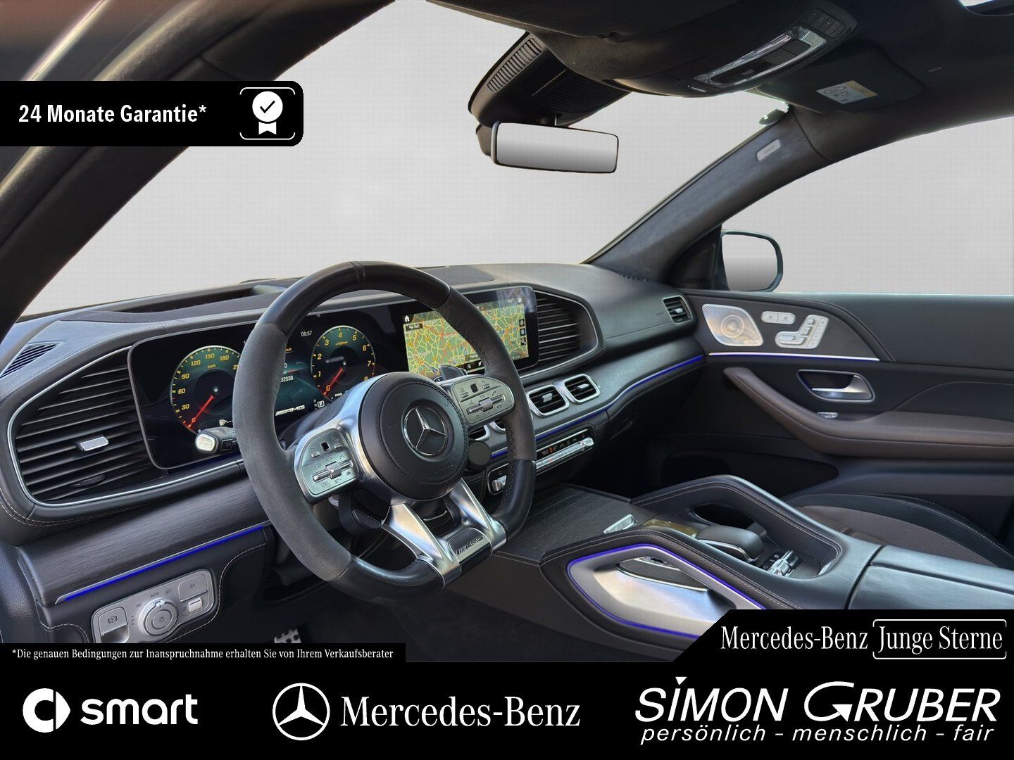 Fahrzeugabbildung Mercedes-Benz GLE 63 S 4M Coupé Pano AHK Burmester Drivers 360