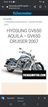 Hyosung Aquila GV 650 - Offers matching your search criteria