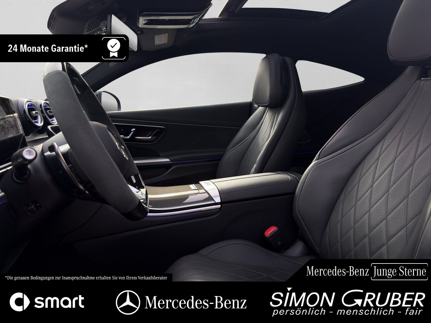 Fahrzeugabbildung Mercedes-Benz CLE 53 4M+ AMG Optik Dyn+ Night II Nappa Carbon