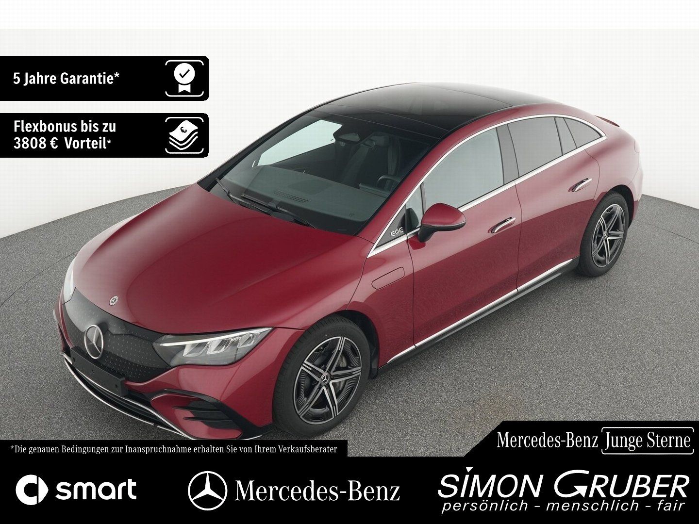 Fahrzeugabbildung Mercedes-Benz EQE 300 AMG Pano Ambi Memory LED Keyless Kamera