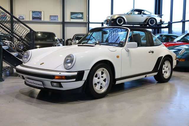 Porsche 3.2 Targa, 1. Lack. 1.Brief, deutsch, 88