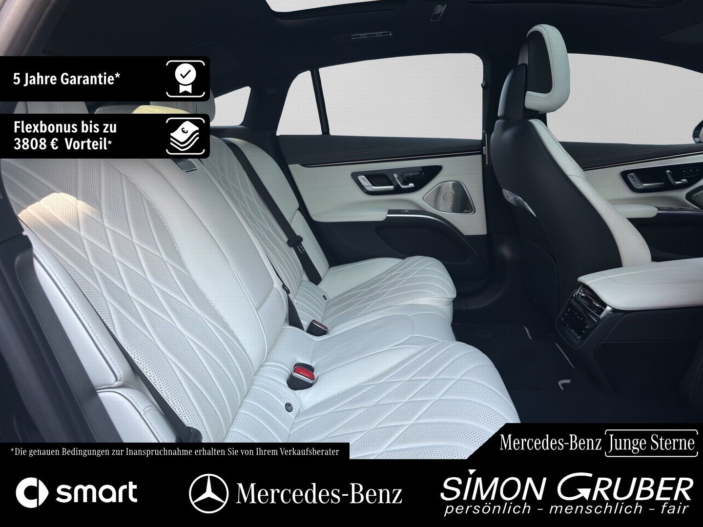 Fahrzeugabbildung Mercedes-Benz EQS 450+ Manufaktur Leder tiefweiss!!! Mod 2025