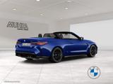 BMW M4 Competition Cabrio 19"/20" FACELIFT DA Prof.  - mit Benzin-Antrieb: Blau, Vollleder, mit Apple Carplay, Cabrio