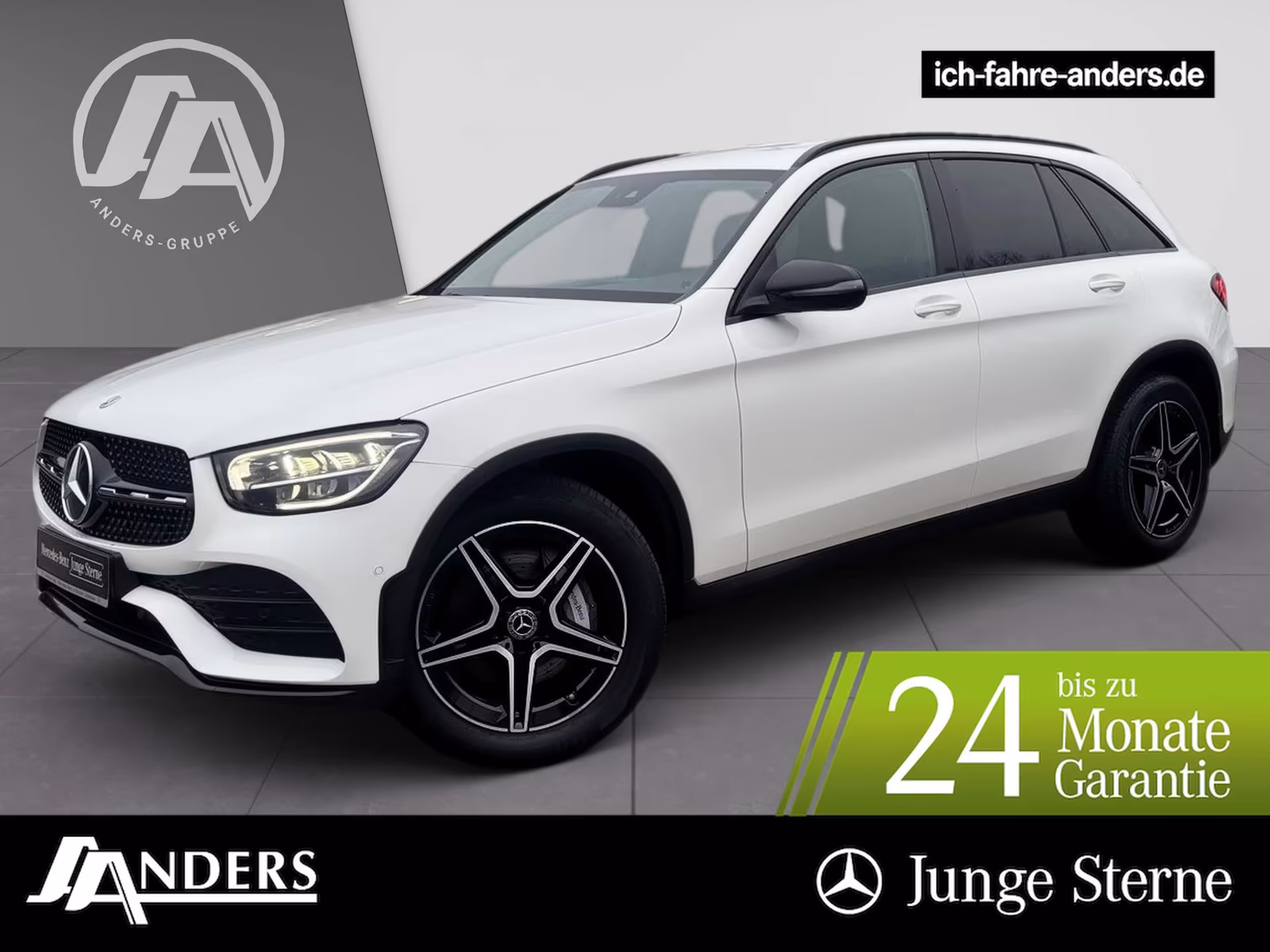 Mercedes-Benz GLC 200 4M AMG+MBUX+Night+LED+Kam+AHK+EASY-P+SHZ