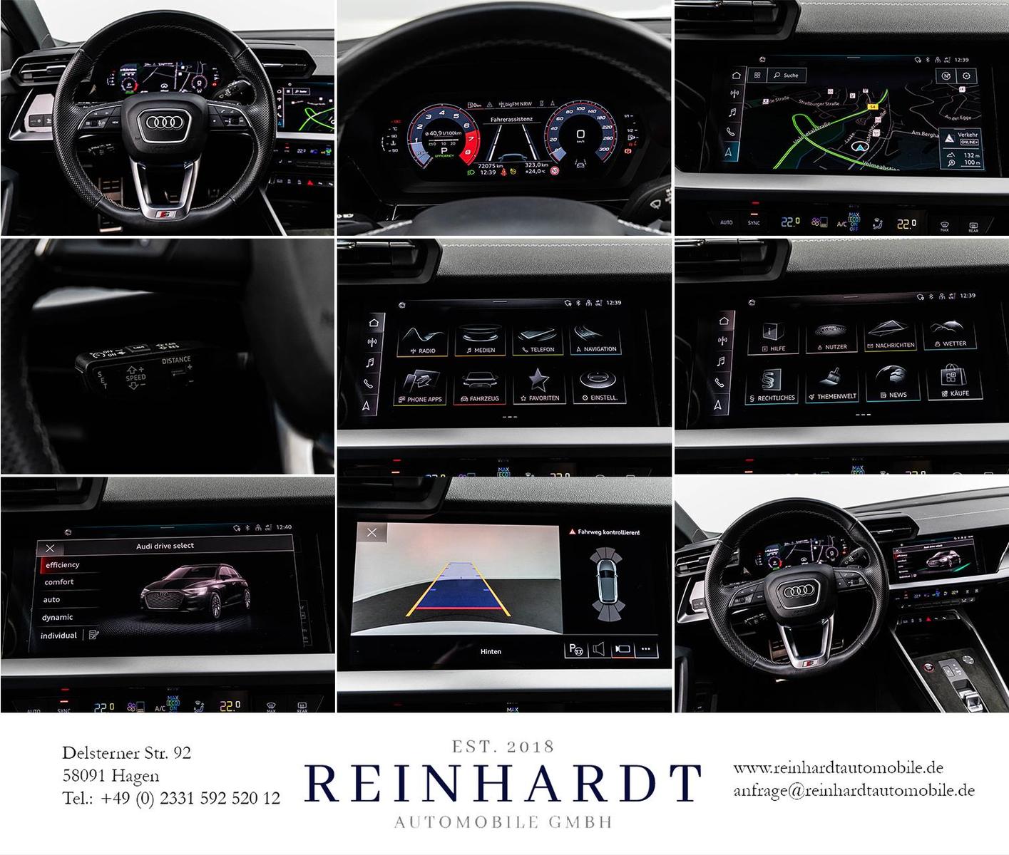 Audi S3 SPORTBACK 2.0TFSi BLACK/MATRIX/ACC/KAMERA/VC, миниатюра 19