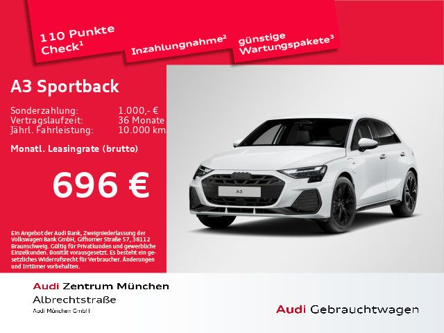 Audi A3 Sportback TFSI e S tronic S line ACC/AHK/Virt