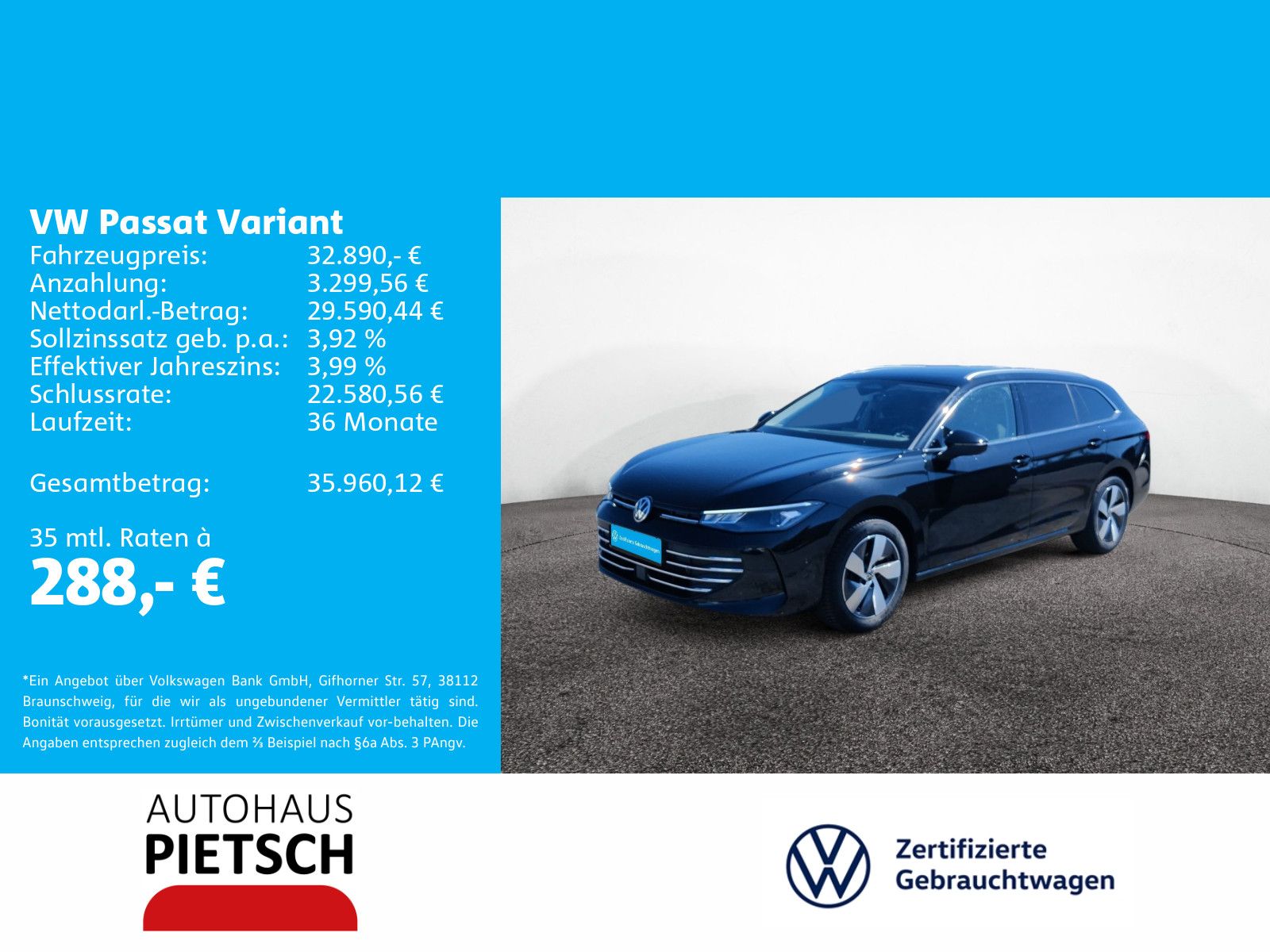 Volkswagen Passat Variant 1.5 eTSI Business 360° ACC AHK foto 2