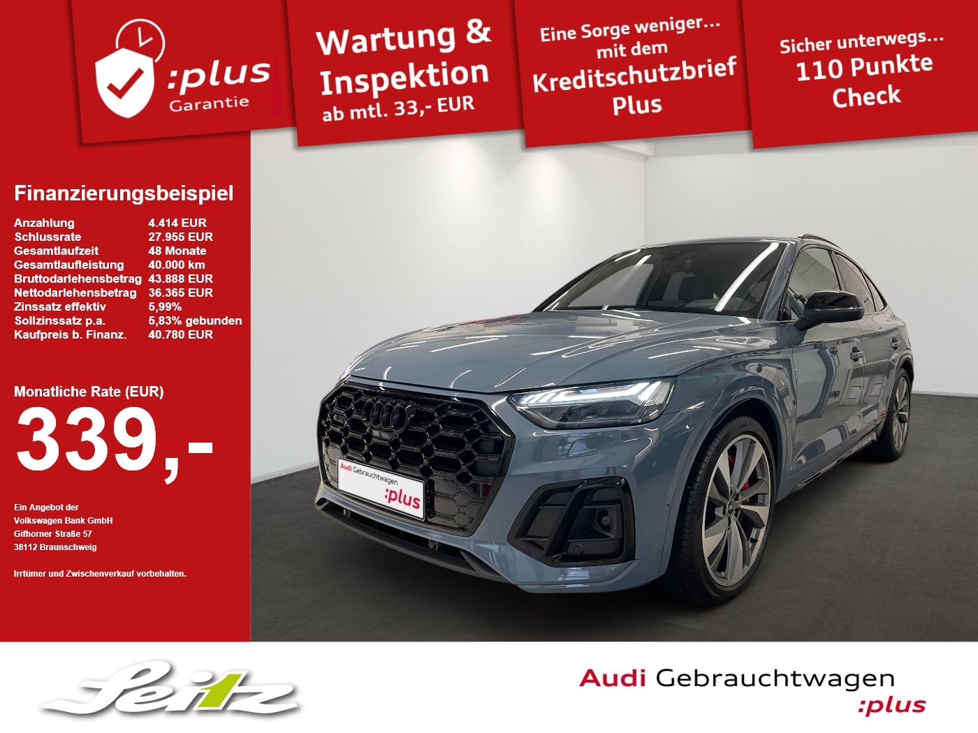 Audi SQ5 Sportback TDI quattro *AHK*HEAD-UP*MATRIX* foto 1