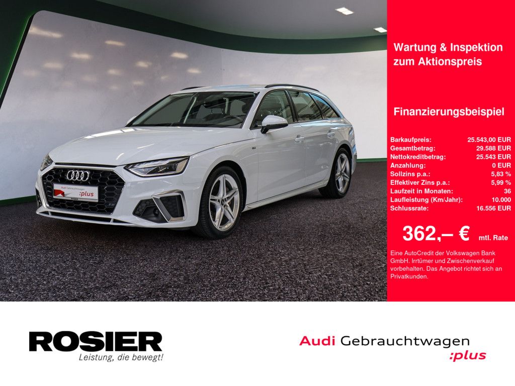 Audi A4 — Audi A4 Avant S line 40 TDI AHK ACC LED NAVI SPURH.