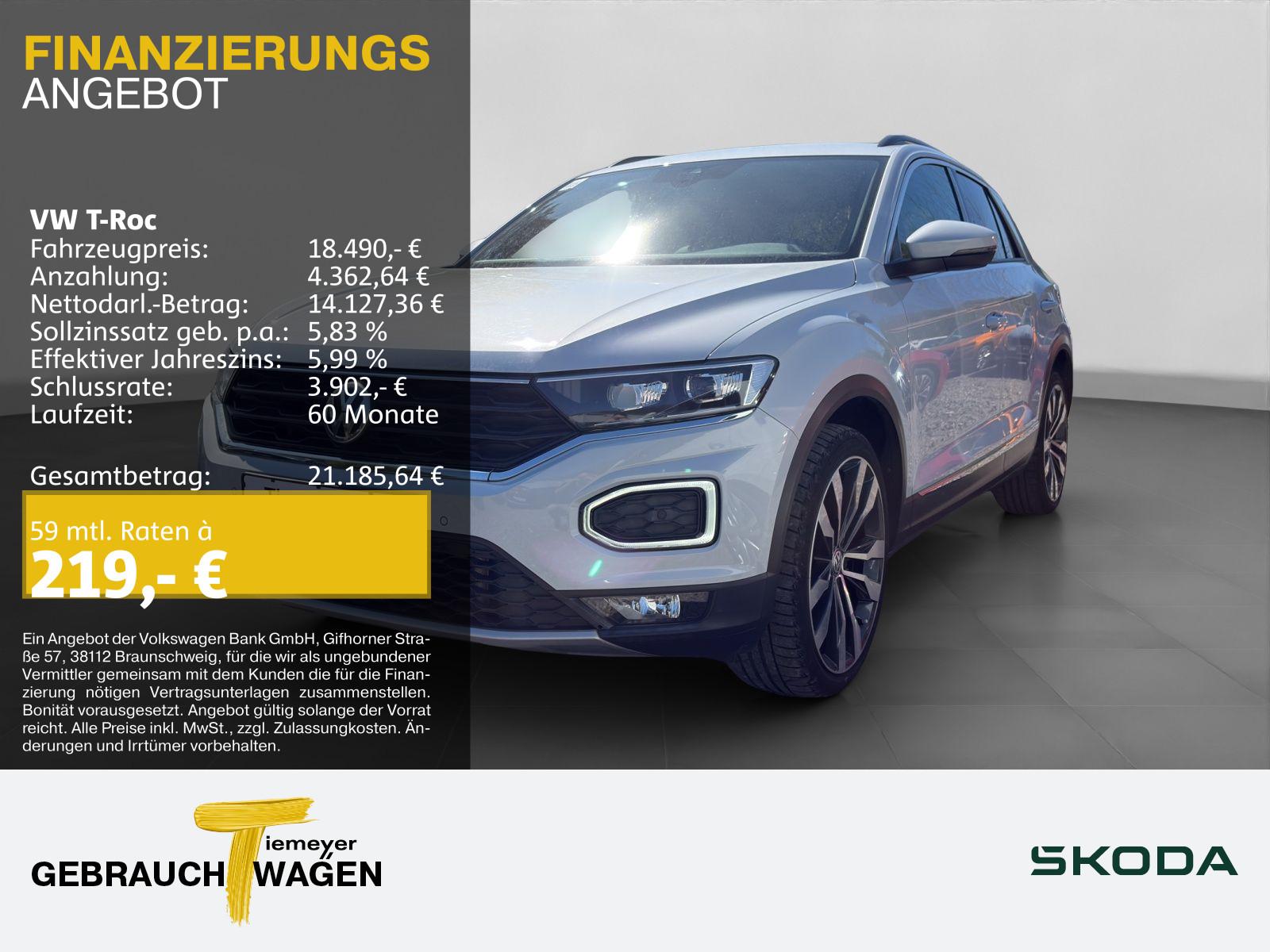 Volkswagen T-Roc 2.0 TSI DSG SPORT AHK LED ACC