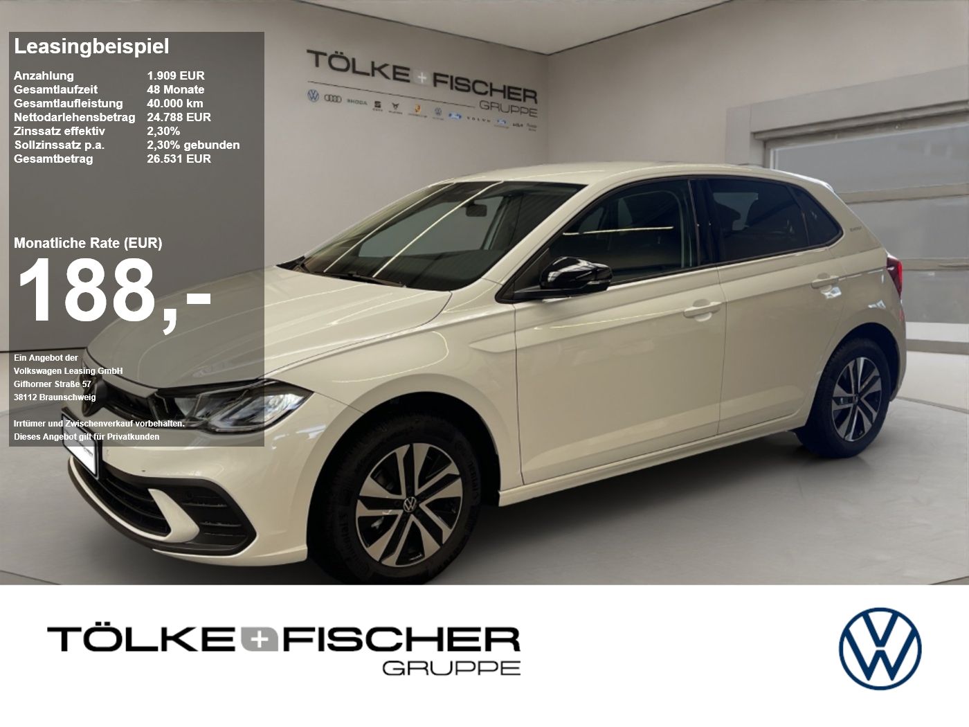 Volkswagen Polo 1.0 l TSI 5-Gang *SOFORT VERFÜGBAR* GJR