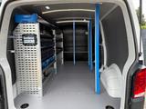 Volkswagen T6 LANG Sortimo Werkstattausbau AHK Klemmstangen - Behindertengerechte Volkswagen T6 Transporter