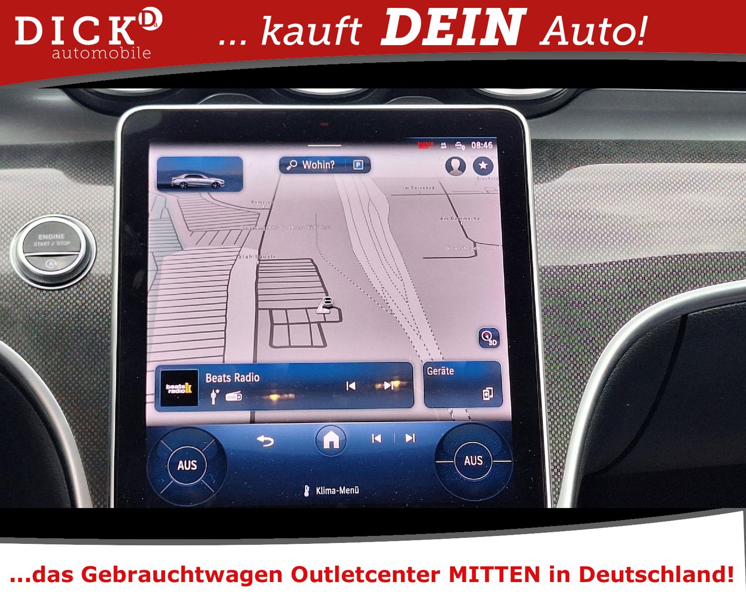 Fahrzeugabbildung Mercedes-Benz C 220d 9G AMG Line LED/NAVI/VIRTU/SHZ/HIFI/RFK