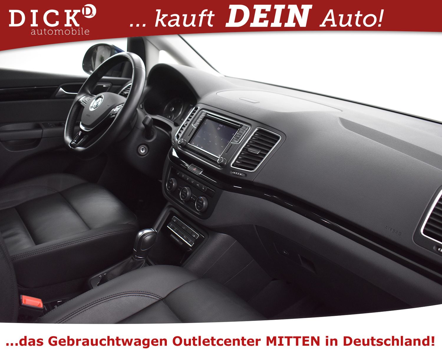 VW Sharan 1.4 TSI DSG Highl PANOR+LEDER+DYNAUD+AHK+ - Image 12