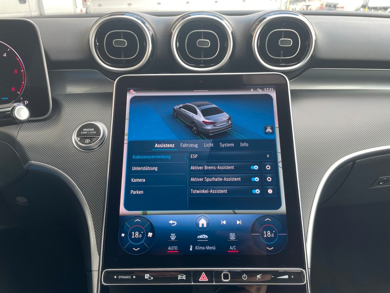 Fahrzeugabbildung Mercedes-Benz C 200 d AVANTGARDE 360°+TOTW+Carplay+Ambiente