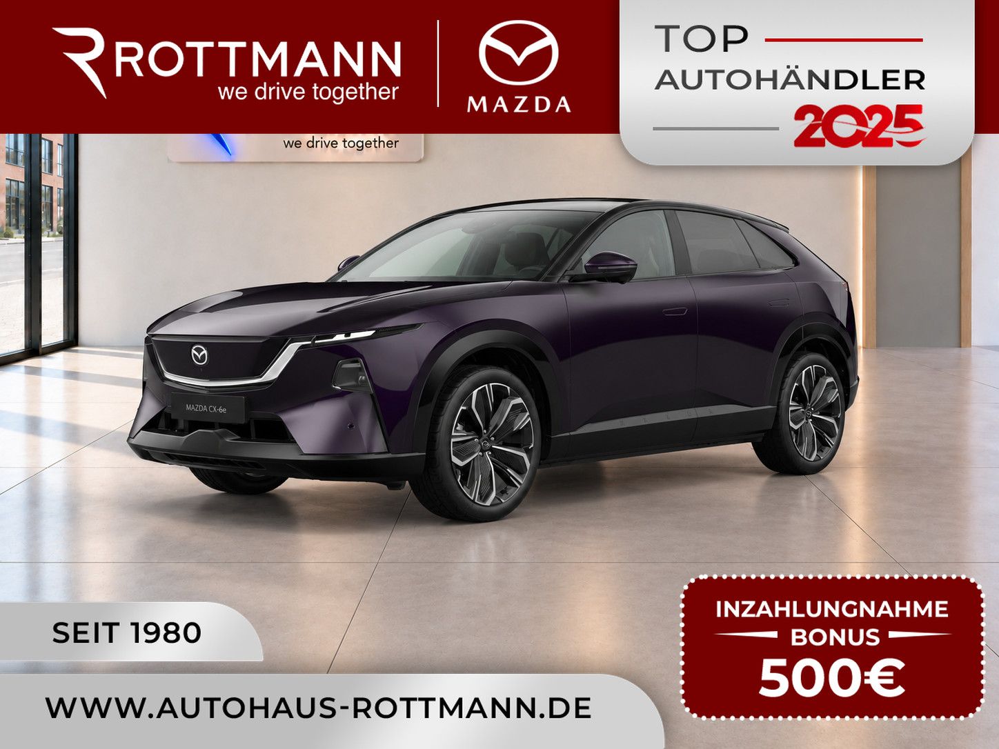 Mazda CX-6e EV 258ps TAKUMI Leder-W R21 Panor ACC 360°