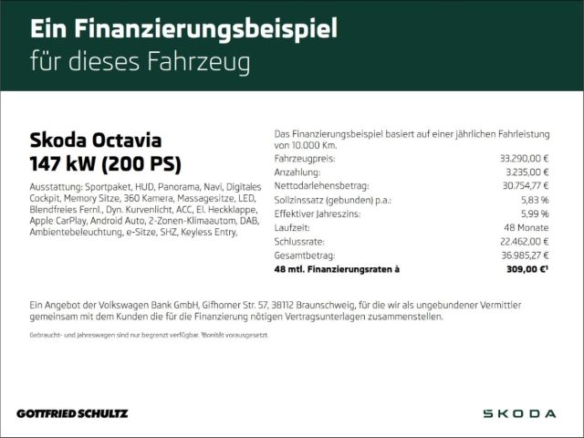 Skoda Octavia Combi 2.0 TDI DSG RS 4x4 MATRIX NAV PAN  imagem 2