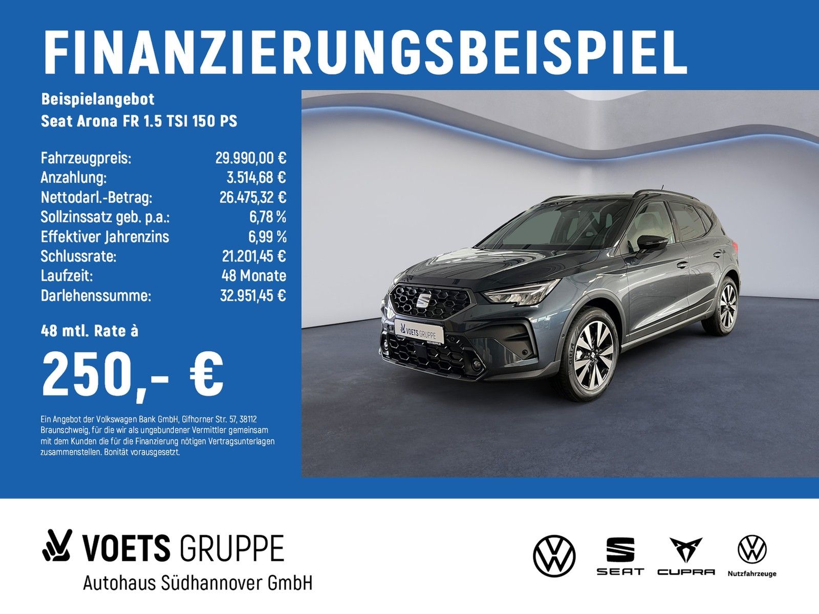 Seat Arona FR 1.5 TSI 150 PS KESSY SHZ NAVI LED AHK V