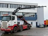 Scania R500 V8 8X4 + HIAB 220-5 + REMOTE + CABLELIFT - - Scania R500 v8