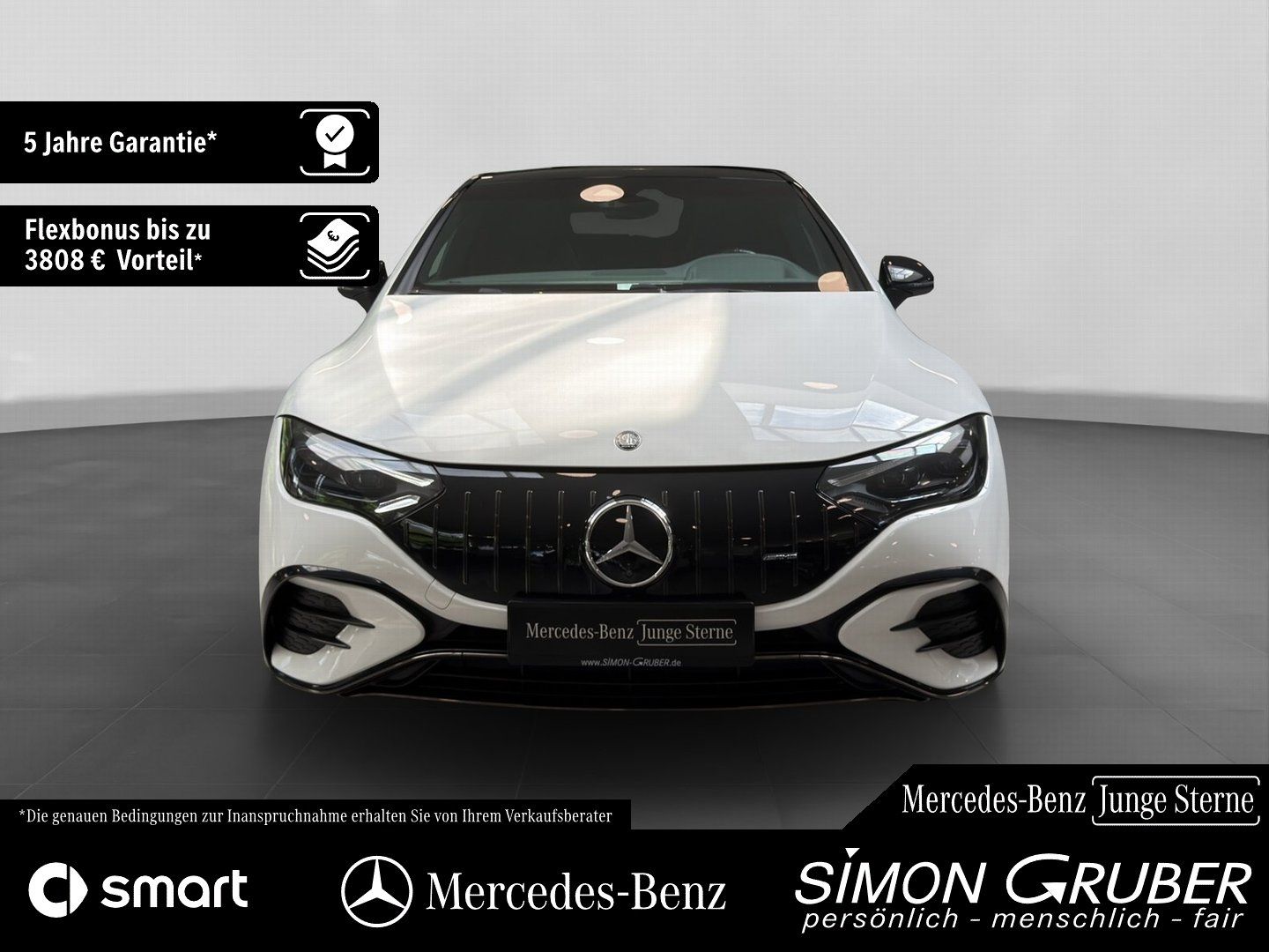 Fahrzeugabbildung Mercedes-Benz EQE 43 4M AMG Hyper Pano HUD Massage Md2025
