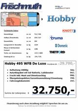 Hobby 495 WFB De Luxe - Hobby De Luxe 495 WFB