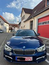BMW 118i Urban Line, AUTOMATIK,LEDER,48TKM 19ZOLL!!! - BMW 118: Blau