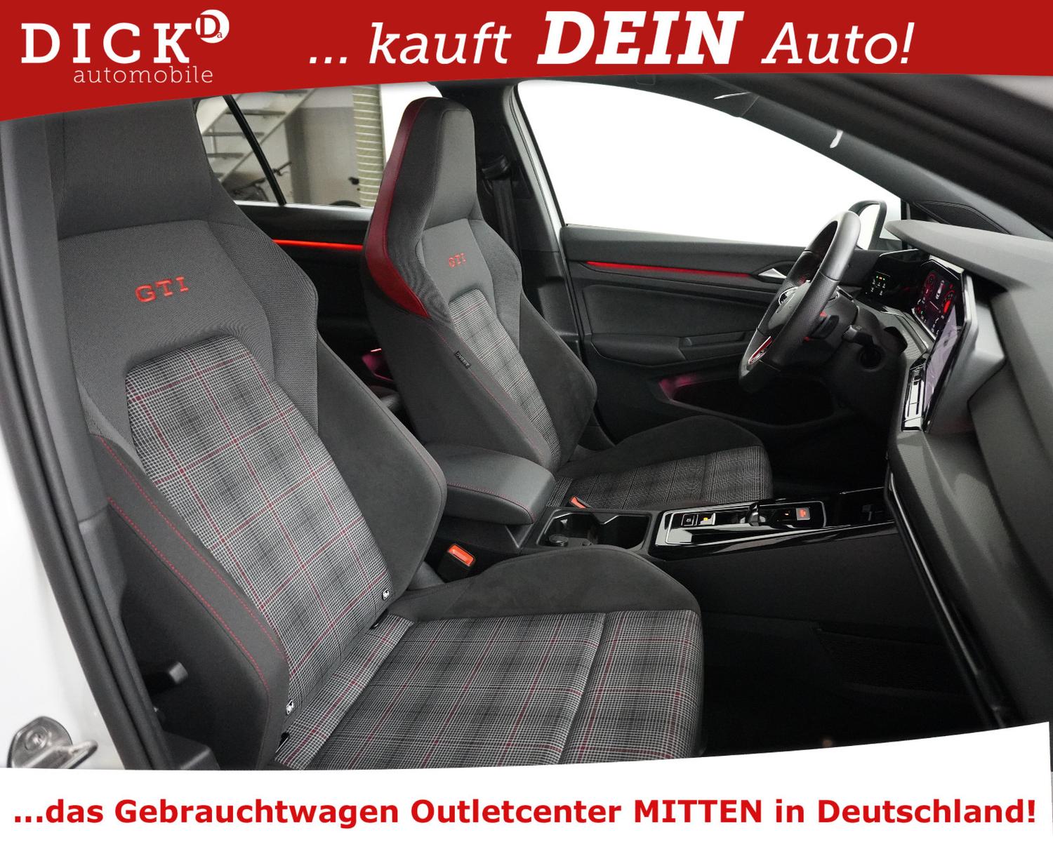 Volkswagen Golf VIII 2.0TSI GTI IQ LED+VIRTU+KAM+SERVIC NEU, миниатюра 17