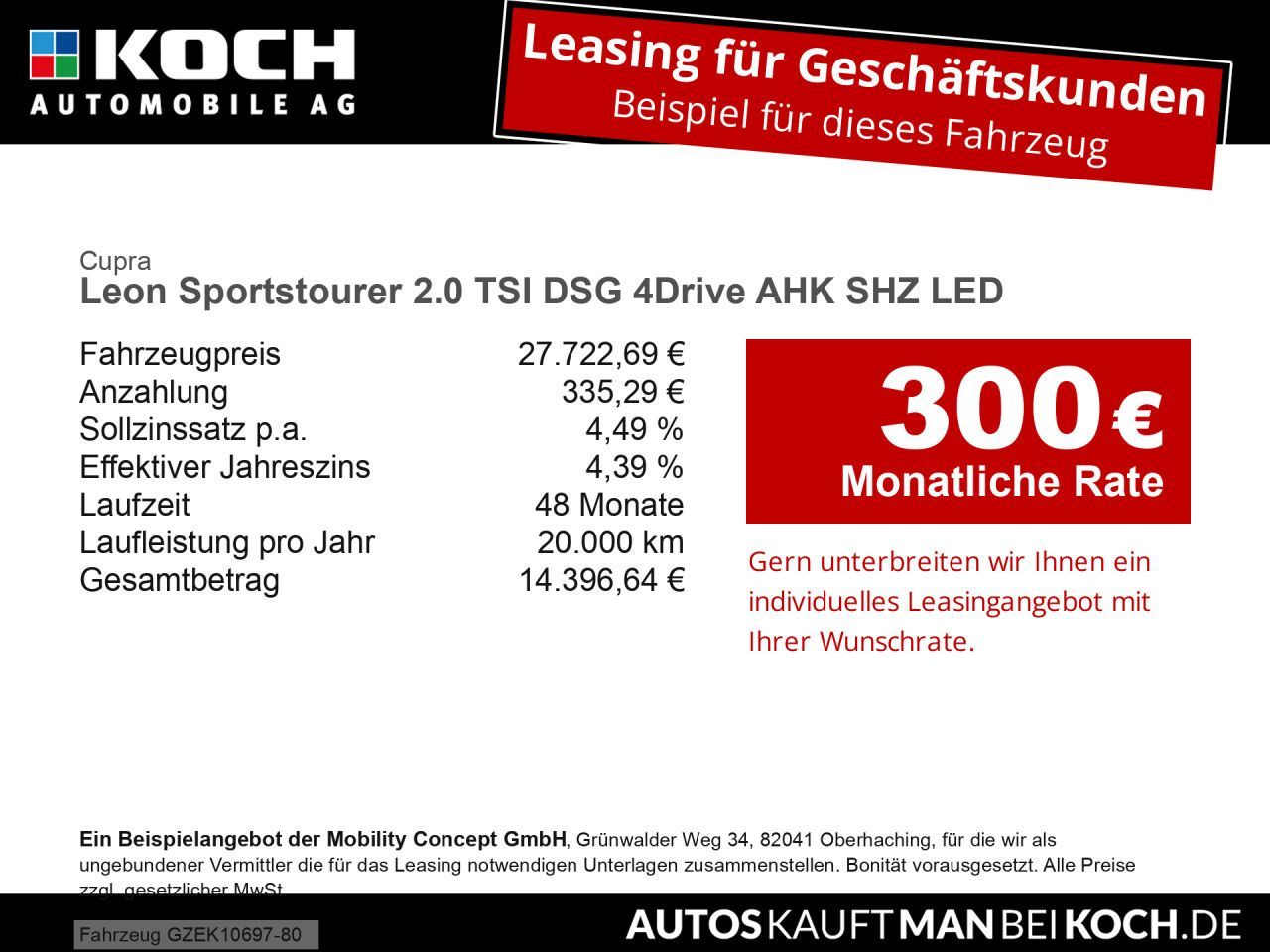 Cupra Leon Sportstourer 2.0 TSI DSG 4Drive AHK SHZ LED imagem 3