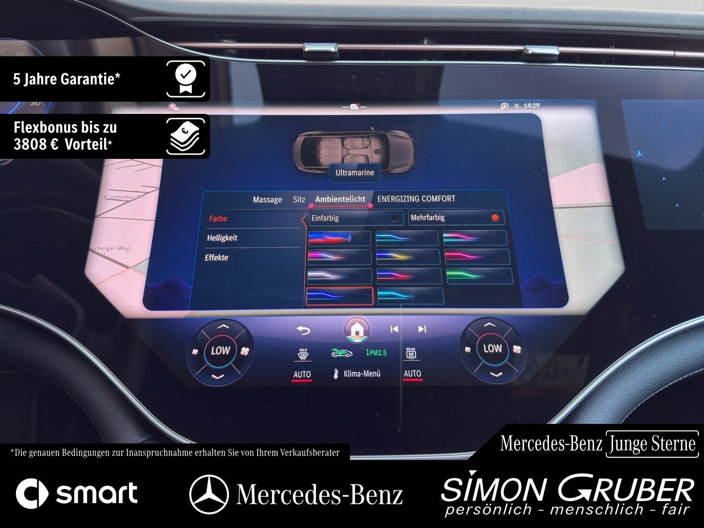 Fahrzeugabbildung Mercedes-Benz EQE 500 4M AMG Premium+ Nappa Hyper Pano Md 2025