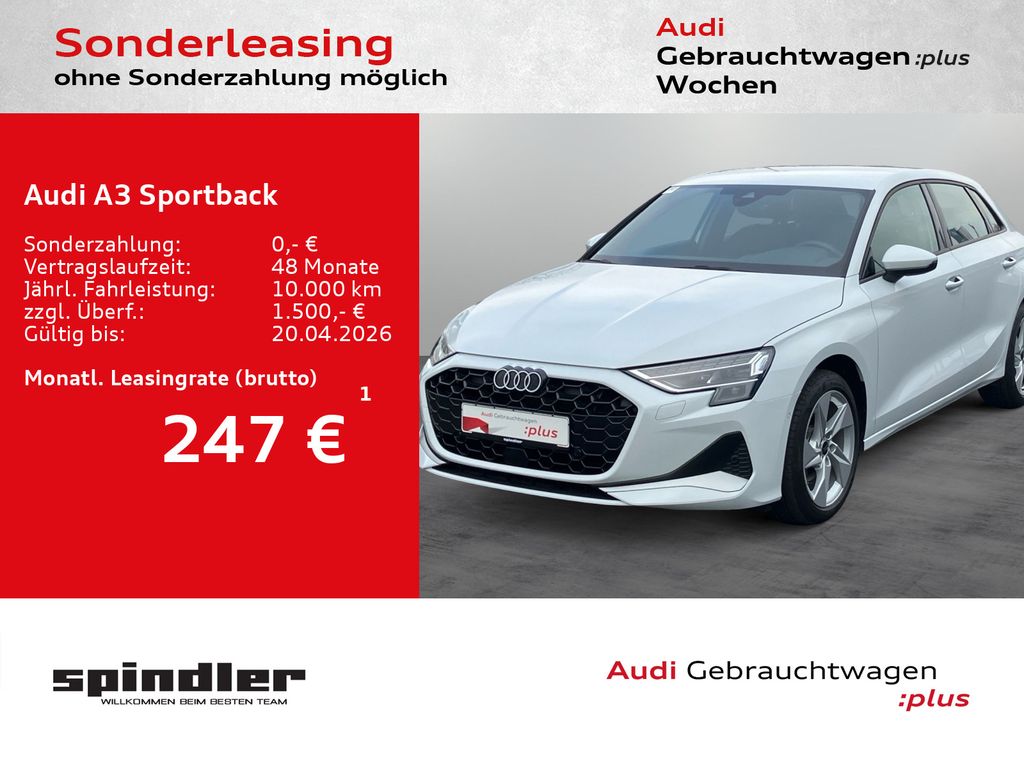 A3 Sportback advanced 35TFSI S-tronic/ Navi, LED